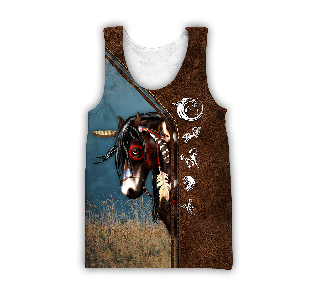 Native Horse American Paint Horse 3D All Over Printed Shirts For Men And Women TR1911201ND