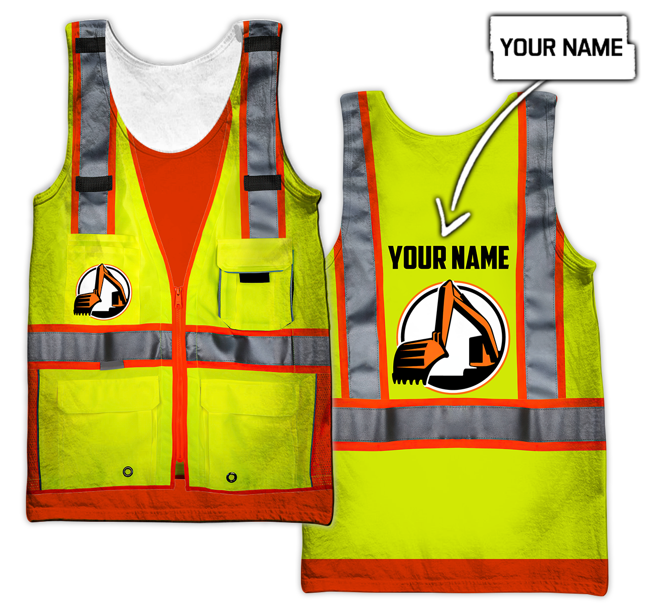 Customize Name Heavy Equipment Operator 3D All Over Printed Unisex Shirts