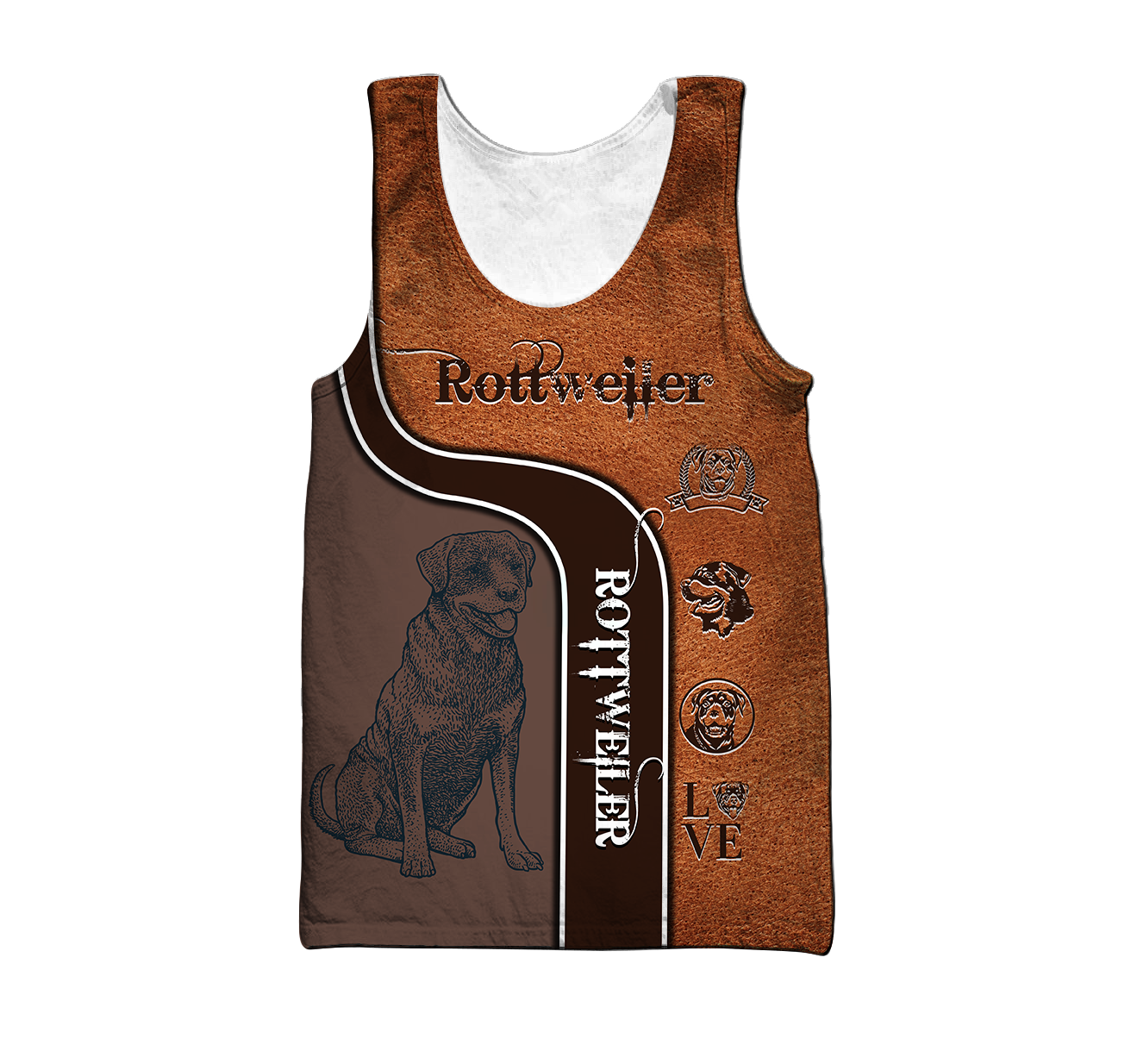 Rottweiler 3D hoodie shirt for men and women custom name ver3