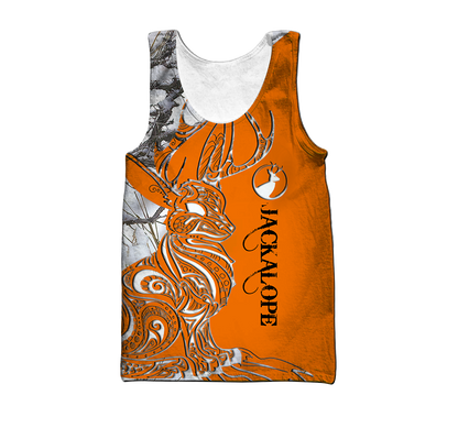 Premium Jackalope 3D All Over Printed Unisex Shirts