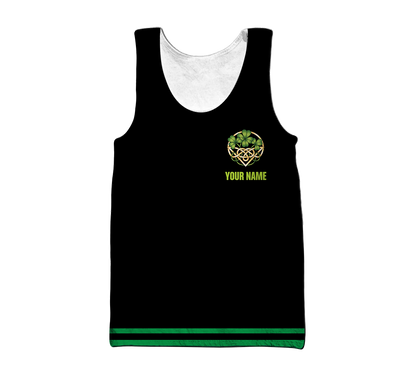 3D All Over Printed Irish  St Patrick Day  Unisex Shirts Custom Name XT