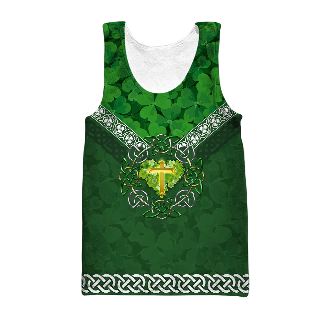 Premium Christian Jesus Easter St Patrick's Day 3D All Over Printed Unisex Shirts