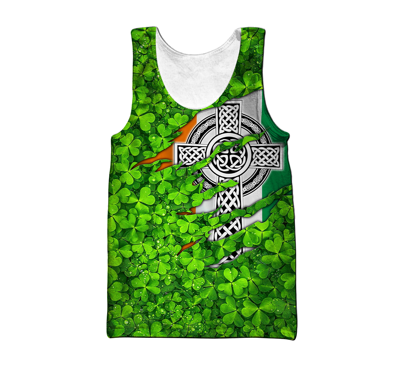 Premium Personalized Name Irish Saint Patrick's Day 3D All Over Printed Unisex Shirts