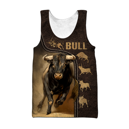 Bull 3D All Over Printed Shirts Pi08032102