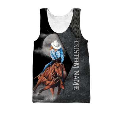 Personalized Barrel Racing 3D All Over Printed Unisex Shirts