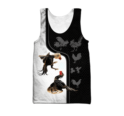 Personalized Rooster Fighting 3D Printed Unisex Shirts DD29042102