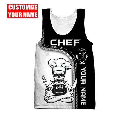 Custom Name Master Chef 3D All Over Printed Unisex Shirts