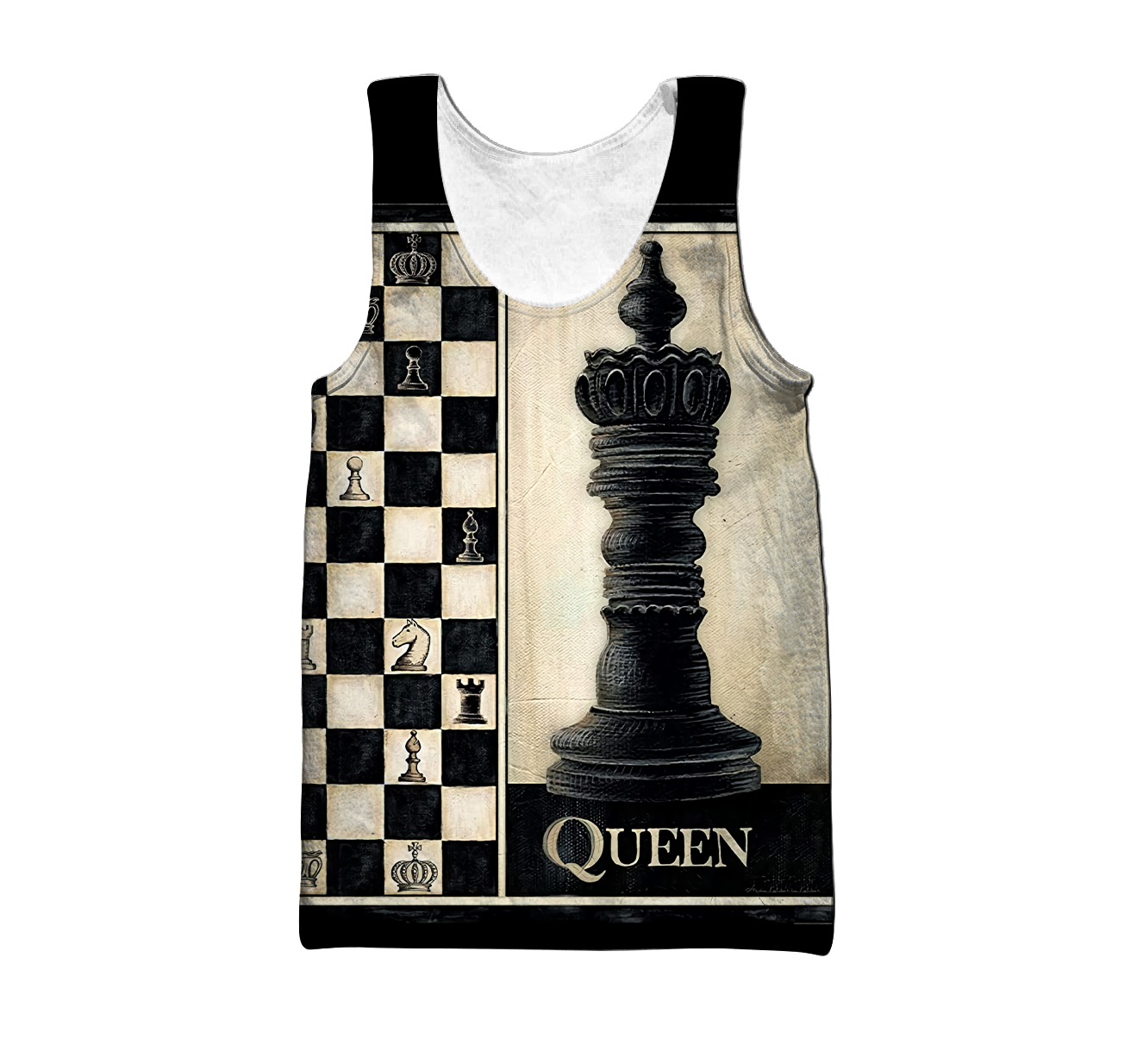 3D All Over Printed Chess Lovers- Queen Chess Unisex Shirts  PD18022103 XT