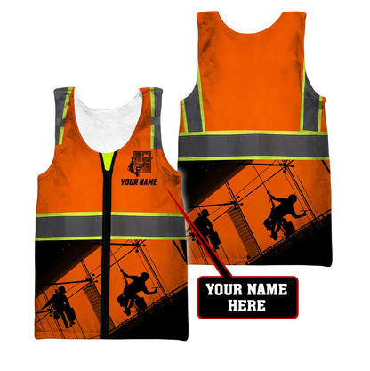 Premium Personalized 3D Printed Window Cleaner Shirts MEI