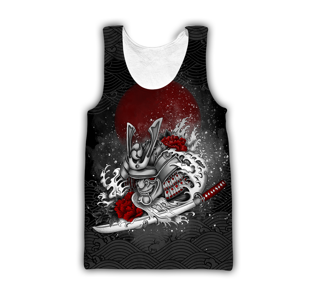 Premium 3D Printed Samurai Flower Shirts MEI