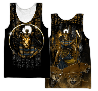 The Gods of Egypt - Sekhmet 3D All Over Printed Unisex Shirts