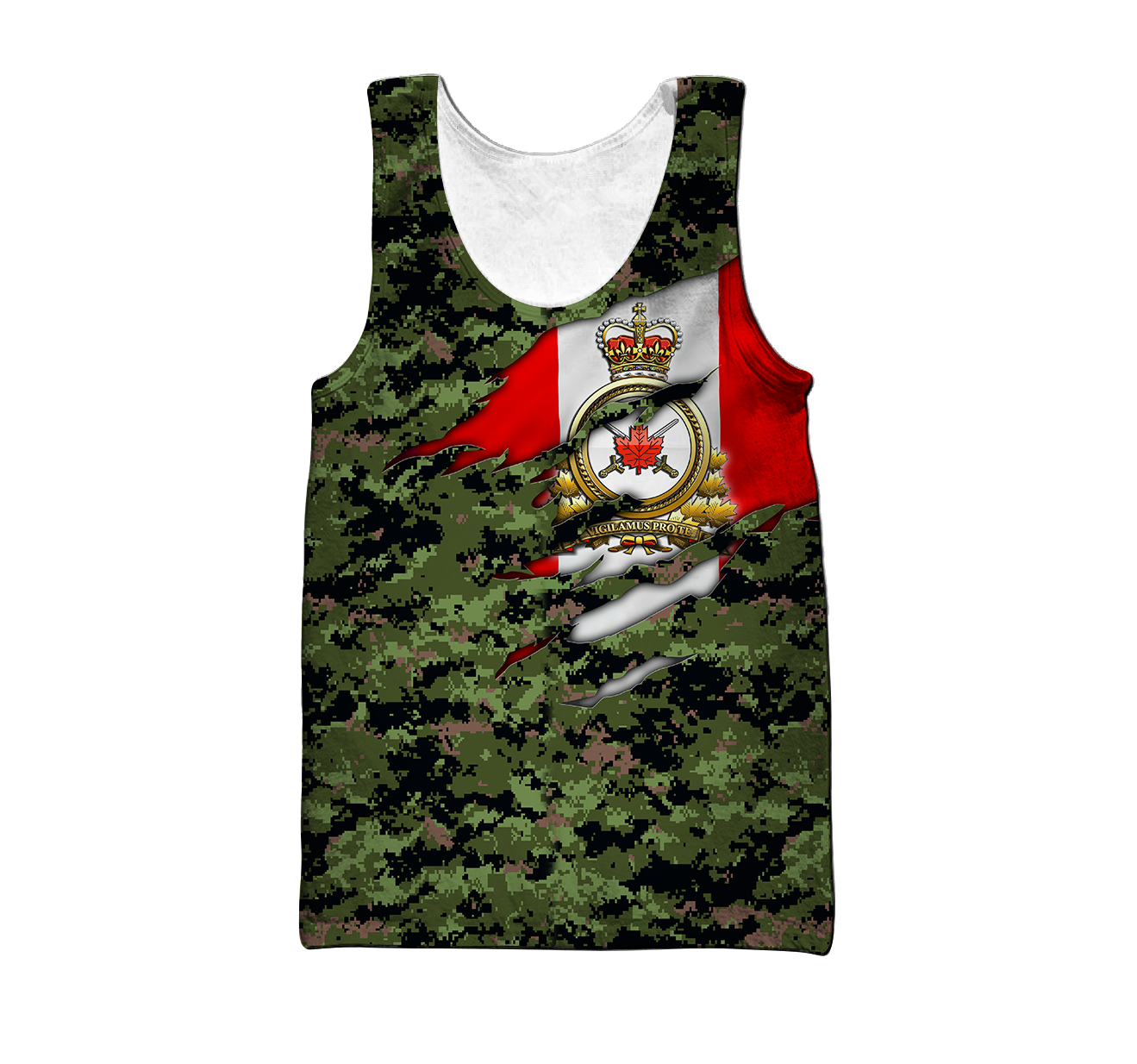 Canadian Army Pullover 3D All Over Printed Shirts PD11032103