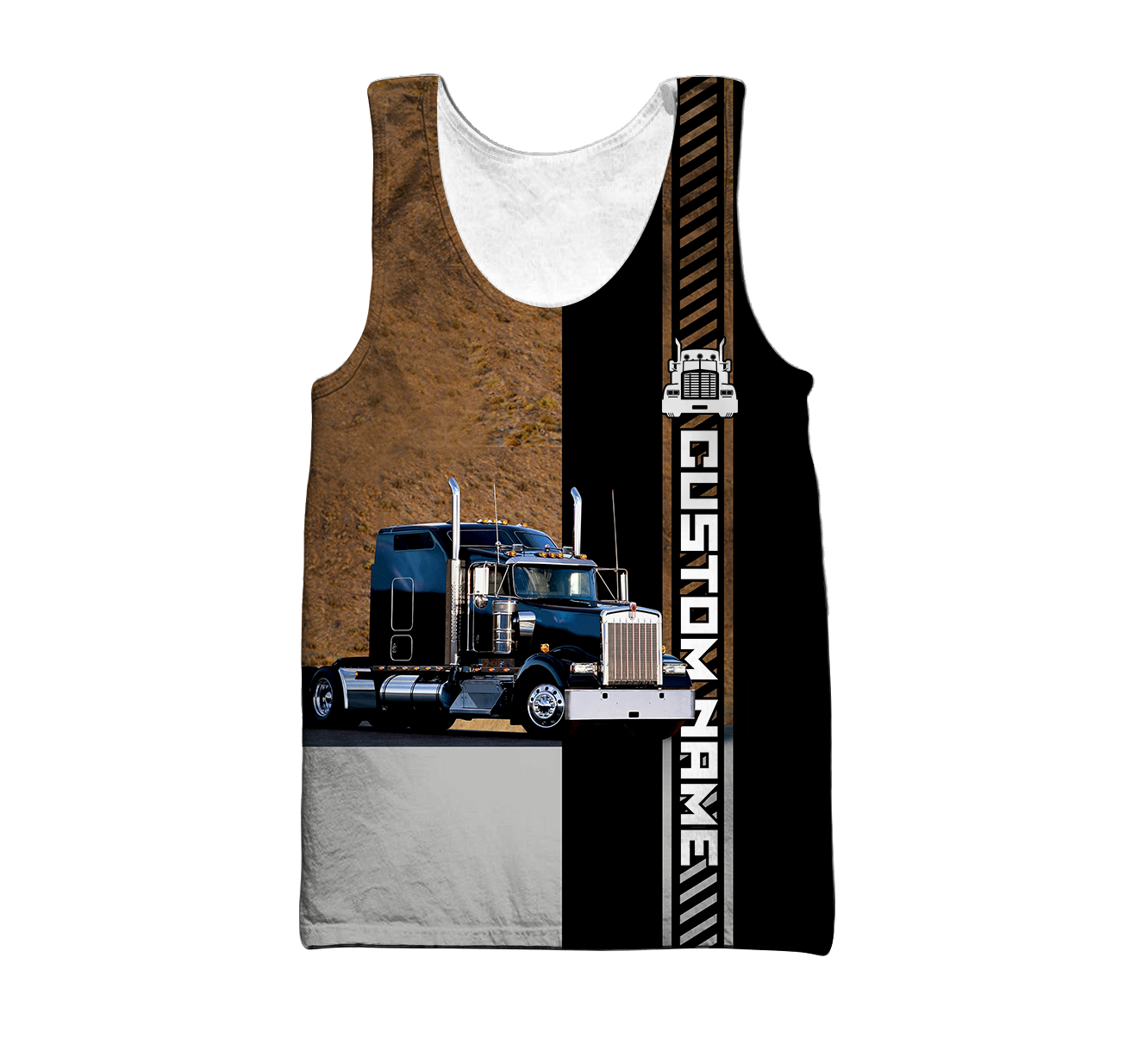 Premium Personalized Unisex All Over Printed Trucker Shirts MEI