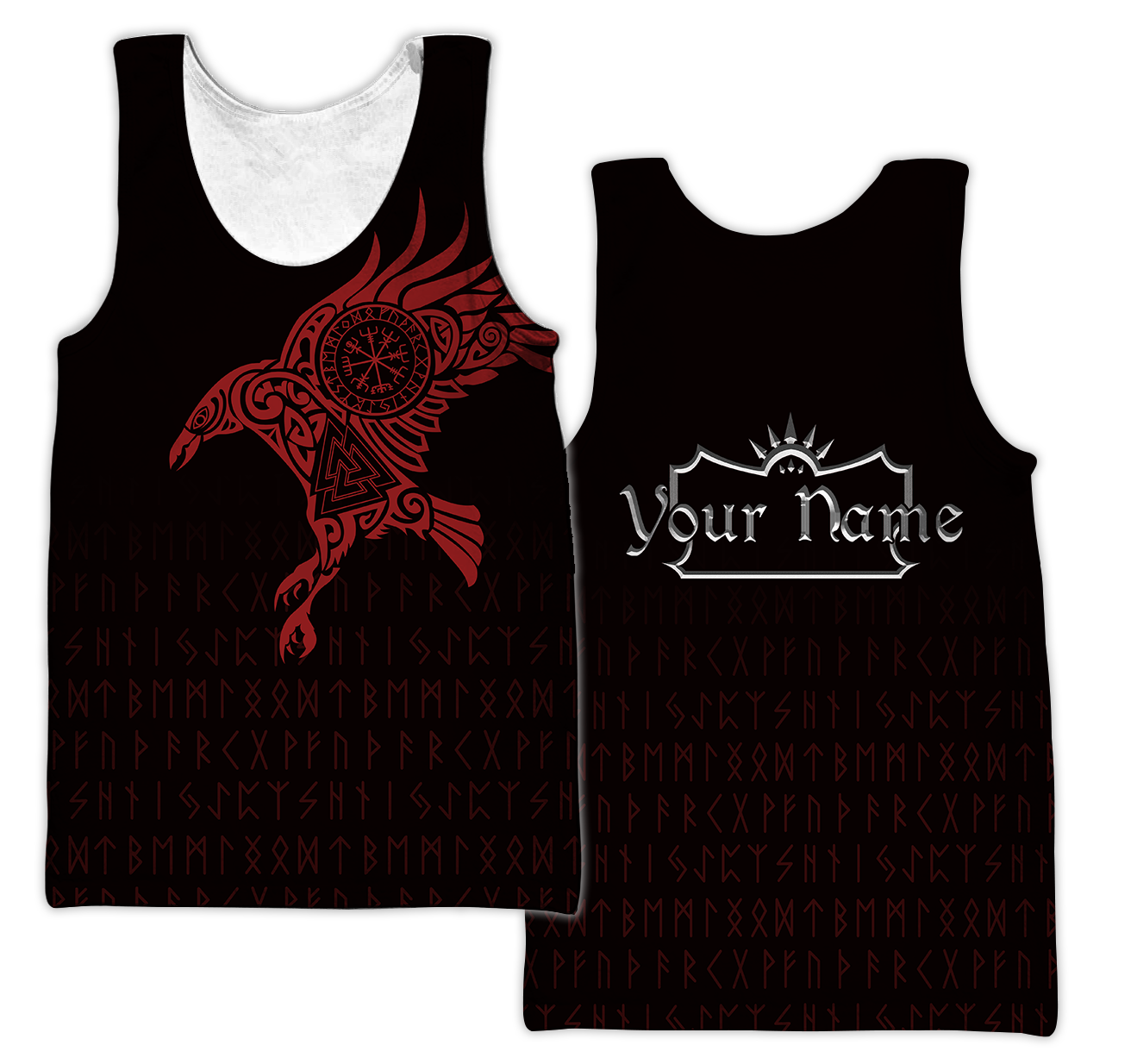 Customize Name Raven Viking Hoodie For Men And Women DQB10062102