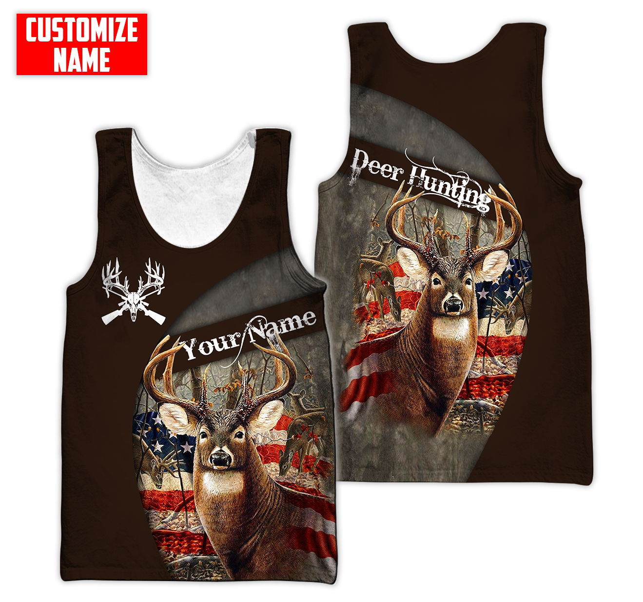 Customized Name Hunting Season 3D All Over Printed Unisex Shirts