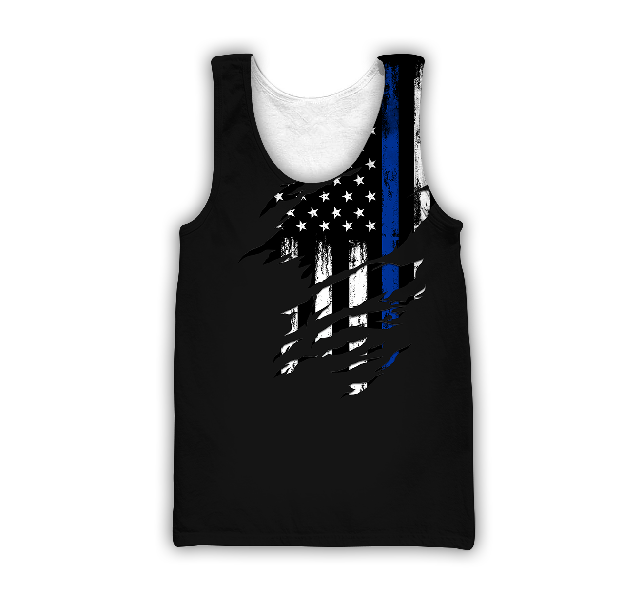 Thin Blue Line apparel US Law Enforcement custom name design 3d print shirts