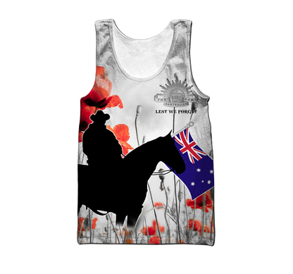Premium Unisex Hoodie Remember Anzac Day ML