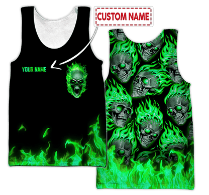 Skull 3D All Over Printed Unisex Shirts