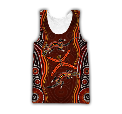 Aboriginal Naidoc Week Heal the Lizard 3D print summer shirts