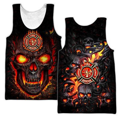 3D All Over Printed Firefighter  Unisex Shirts Custom Name XT VP23022102