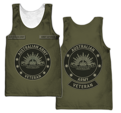 Personalized Australian Army Veteran 3D All Over Printed Unisex Hoodie
