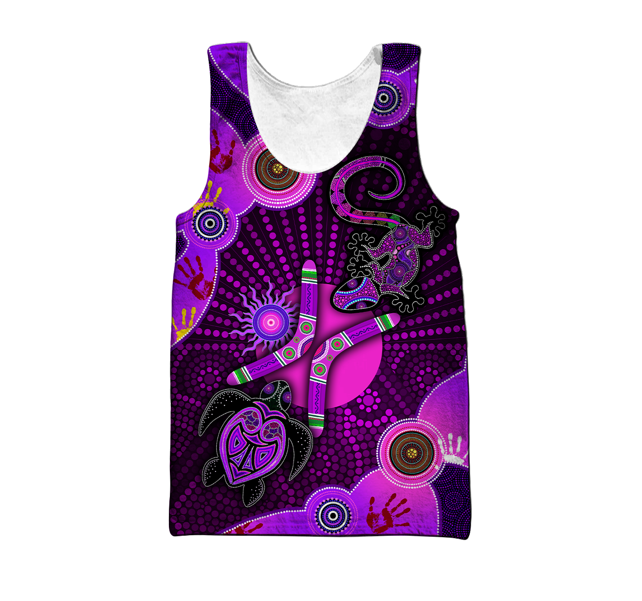 Aboriginal Naidoc Week 2021 Purple Turtle Lizard Sun 3D printed summer shirts