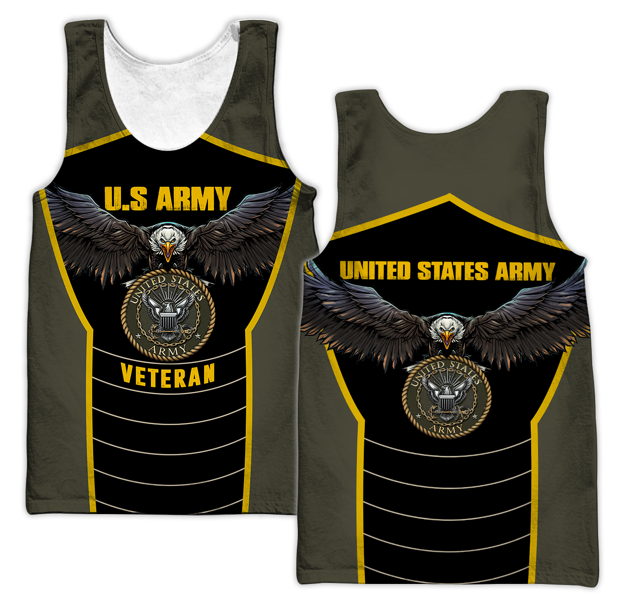 U.S Army veteran Eagle Pride design 3d print shirts VP20012101