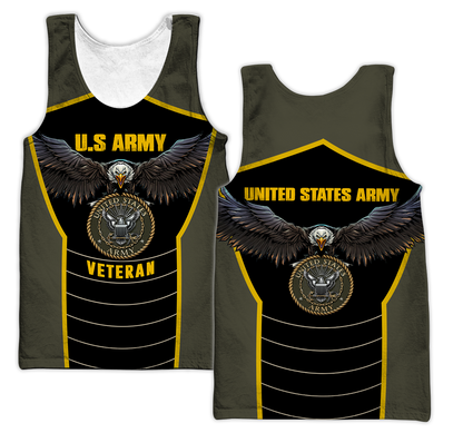 U.S Army veteran Eagle Pride design 3d print shirts VP20012101