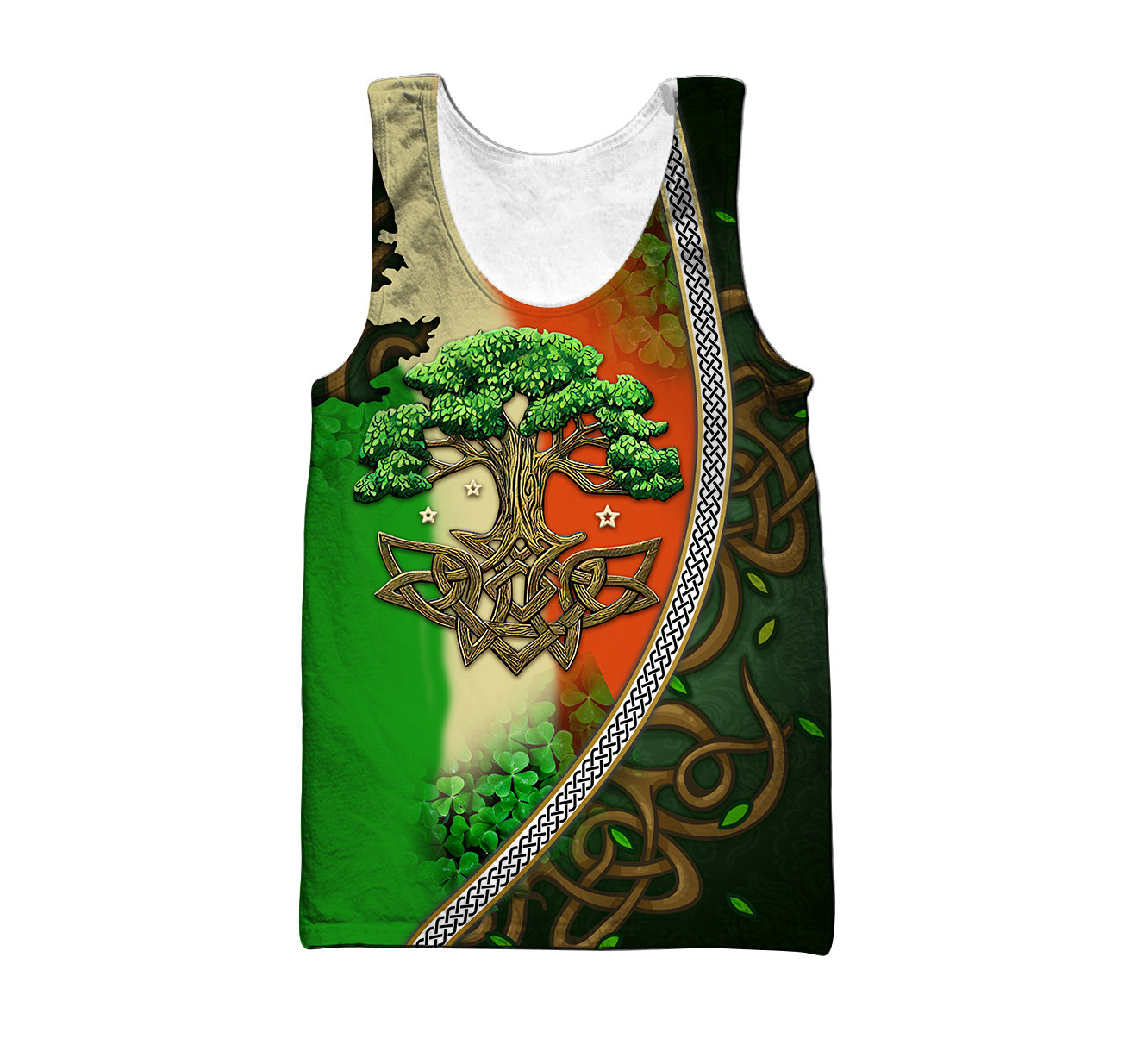Premium Personalized Name Irish Saint Patrick's Day 3D All Over Printed Unisex Shirts