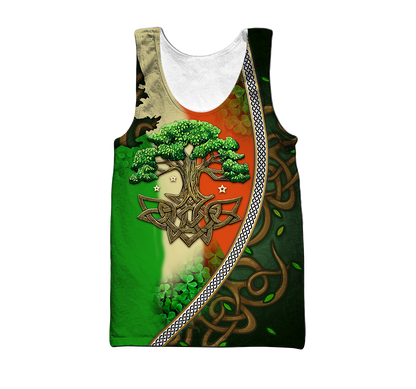 Premium Personalized Name Irish Saint Patrick's Day 3D All Over Printed Unisex Shirts