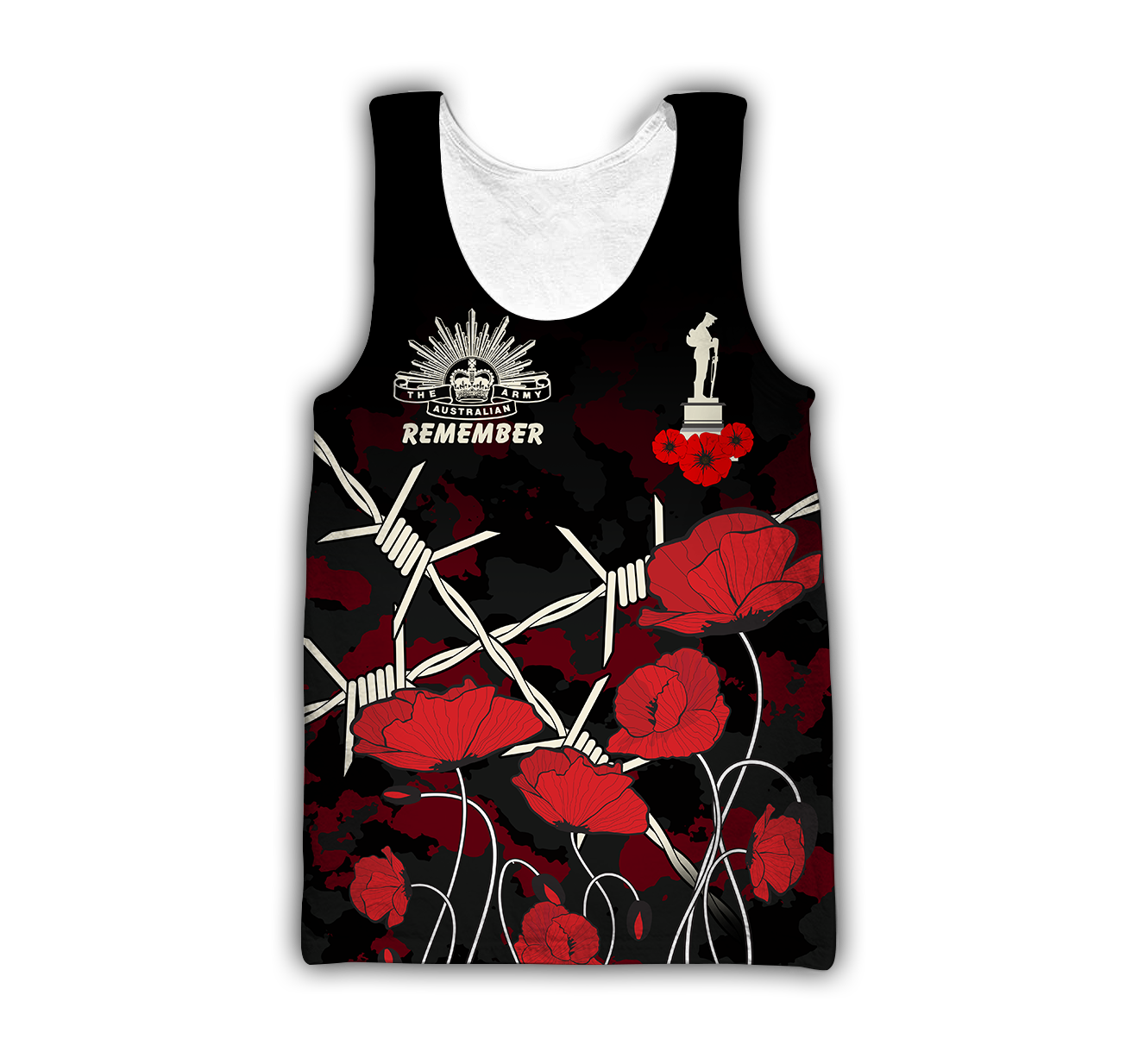 Premium Unisex Hoodie Remember Anzac Day ML