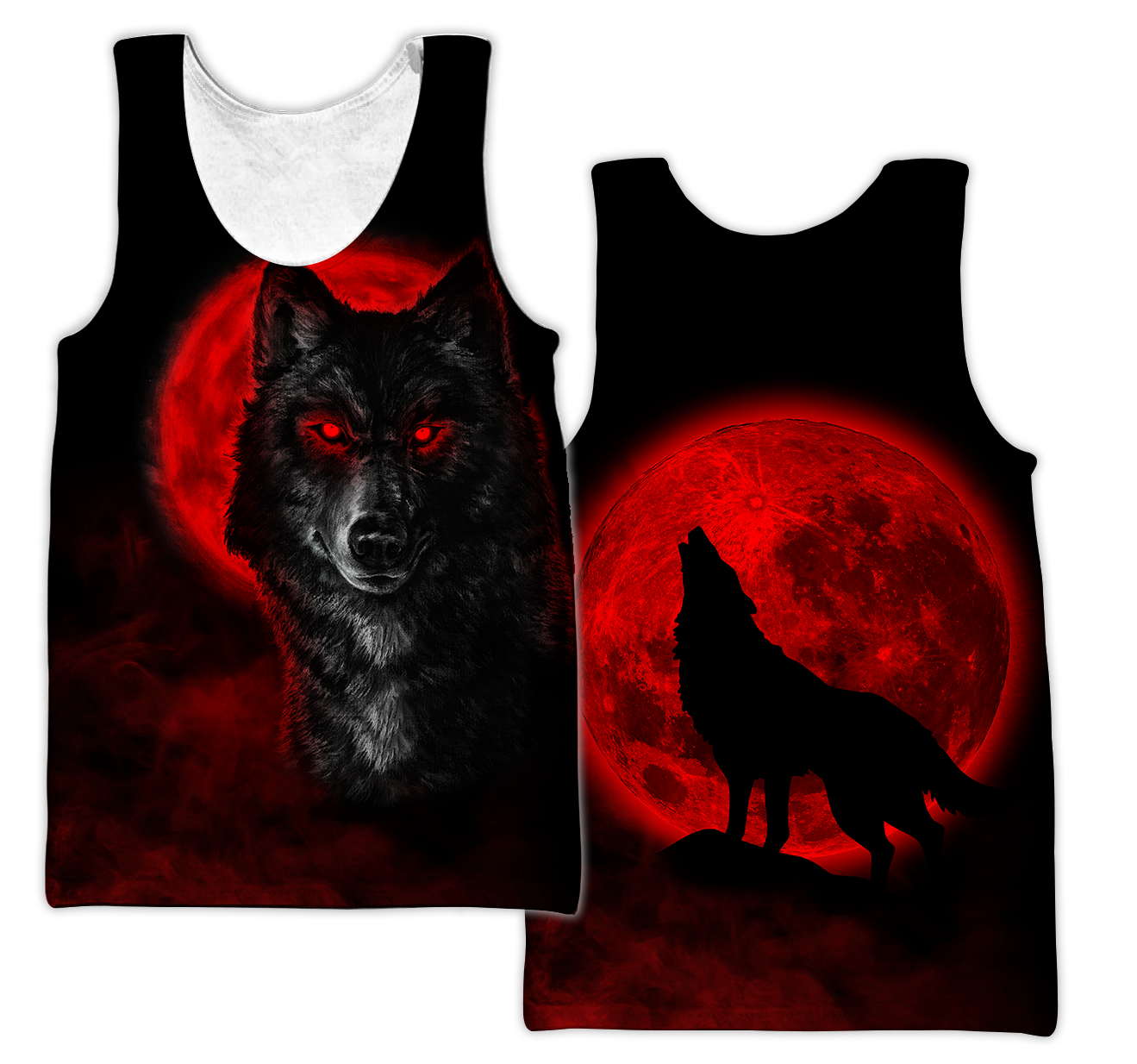 Wolf 3D All Over Printed Unisex Shirts