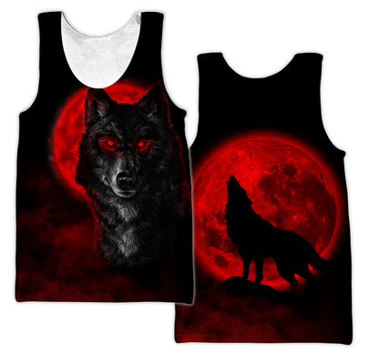 Wolf 3D All Over Printed Unisex Shirts