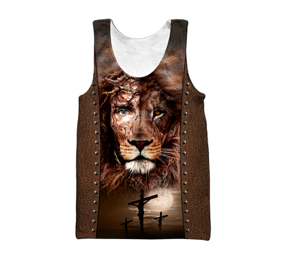 Lion Jesus 3D All Over Printed Shirts