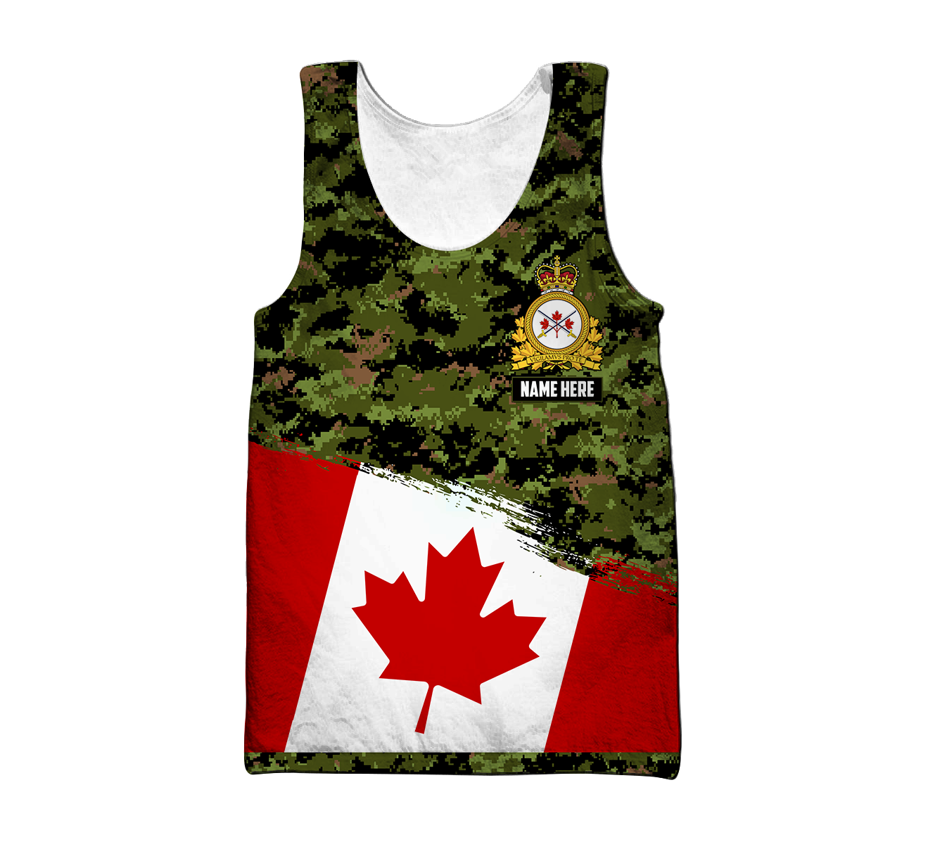 Personalized Name XT Canadian Army Pullover 3D All Over Printed Shirts TNA12032105