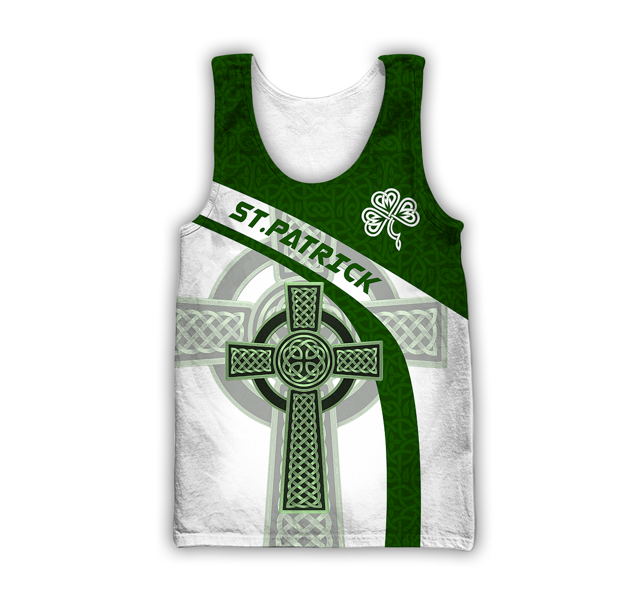 Irish Celtic Knot Cross St.Patrick day 3D Design print shirts
