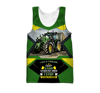 3D All Over Printed Tractor  Unisex Shirts Custom Name XT PD04022101