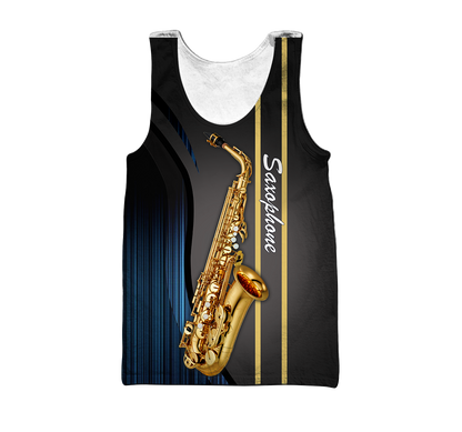 Saxophone Musical Instrument 3D All Over Printed Shirts For Men And Women TN