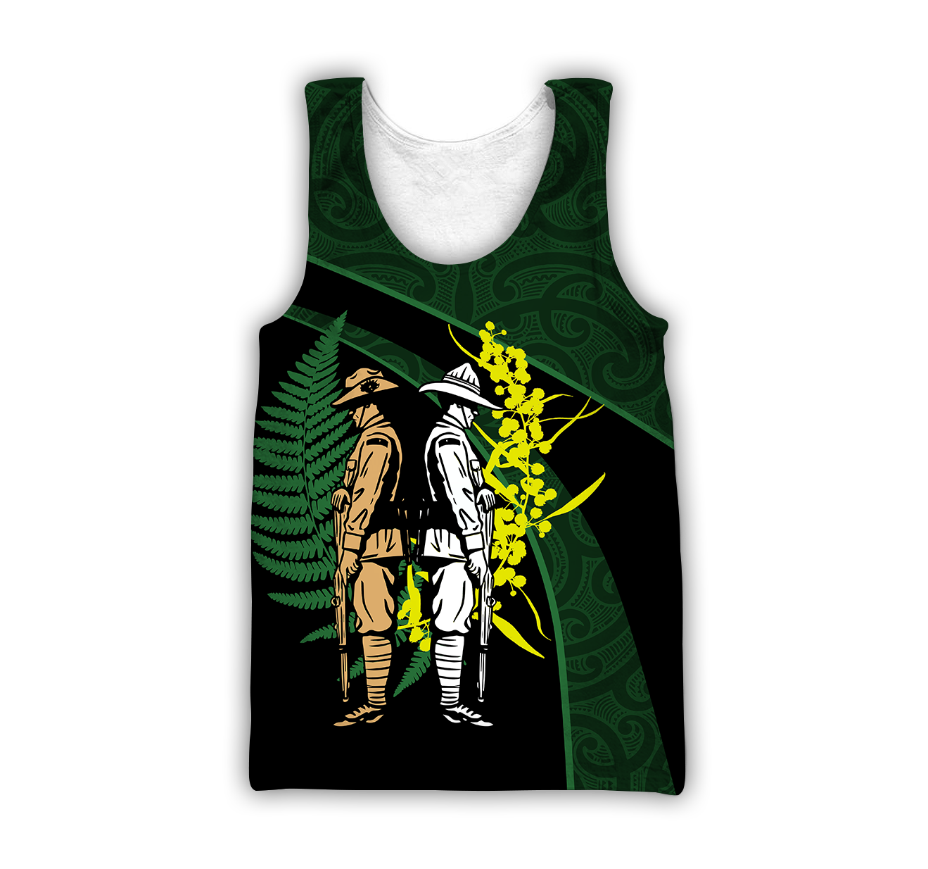 Anzac day custom name the ode Australia and Kiwi Veteran 3D print shirt