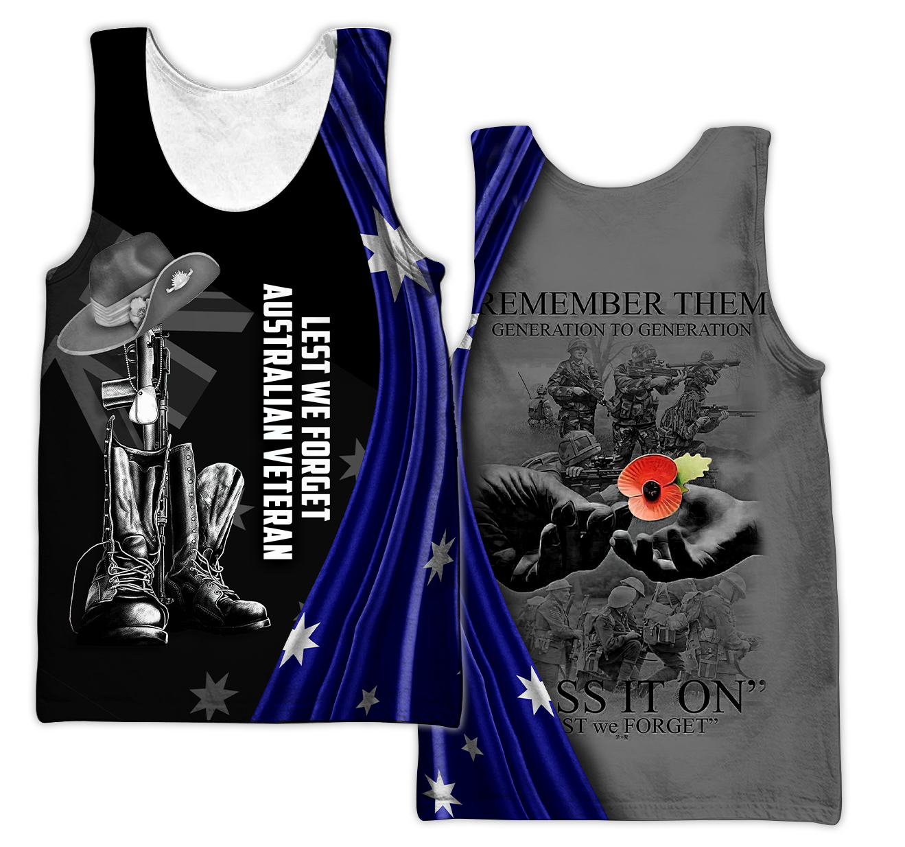 Anzac Day 3D Printed Unisex Shirts TN PD24032103