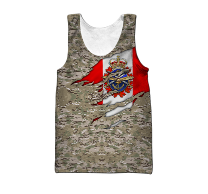 Canadian Veteran 3D All Over Printed Shirts PD06032102
