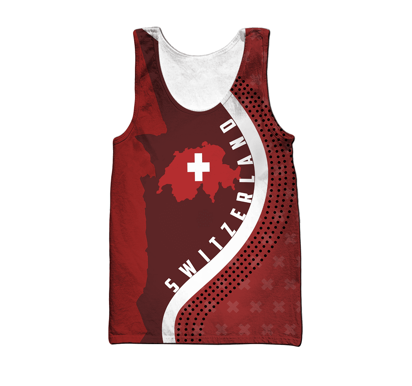 Switzerland 3D All Over Printed Unisex Shirts