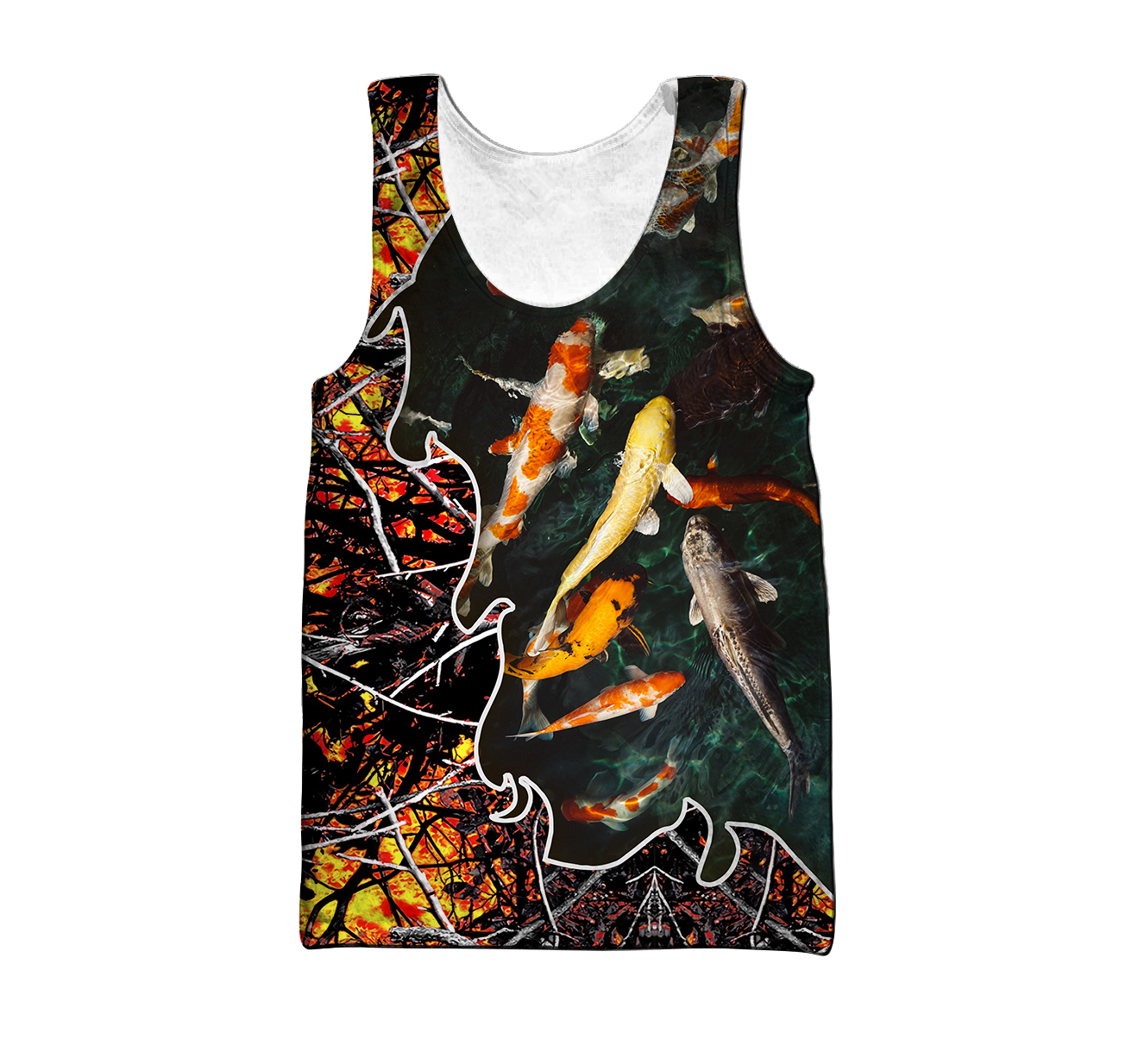 Personalized Name XT Beautiful Koi 3D All Over Printed Shirts  TNA01032102