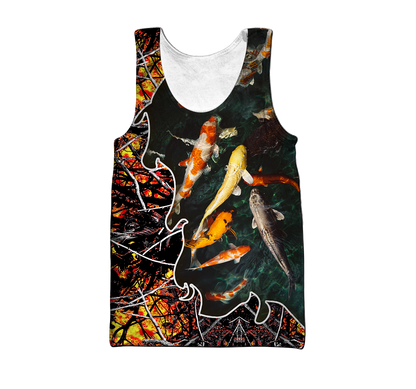 Personalized Name XT Beautiful Koi 3D All Over Printed Shirts  TNA01032102