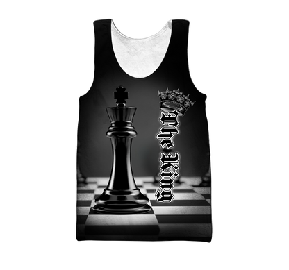 3D All Over Printed Chess Lovers- Black King Unisex Shirts PD07022101 XT