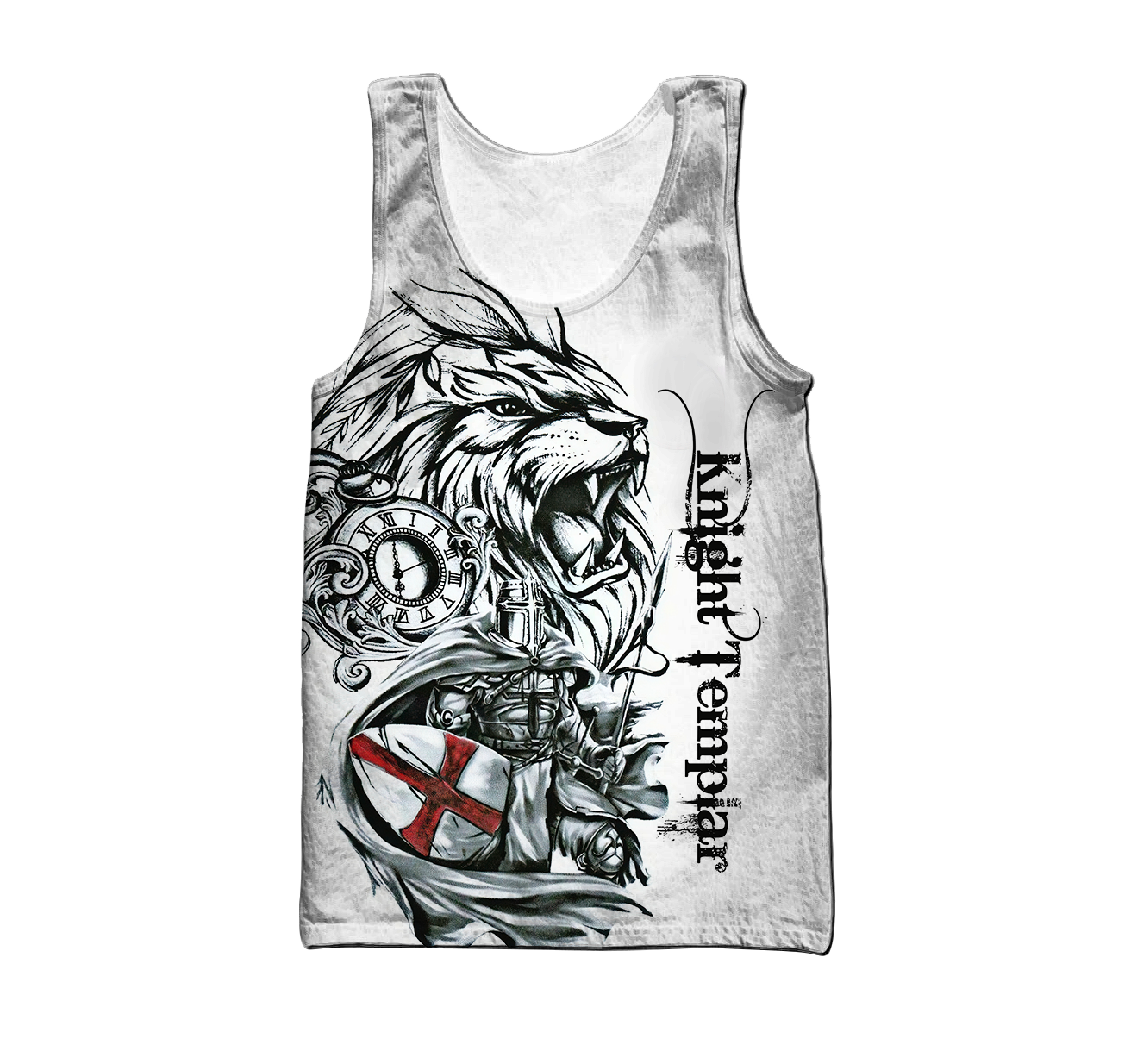 Premium Lion Knight Templar All Over Printed Shirts For Men And Women MEI