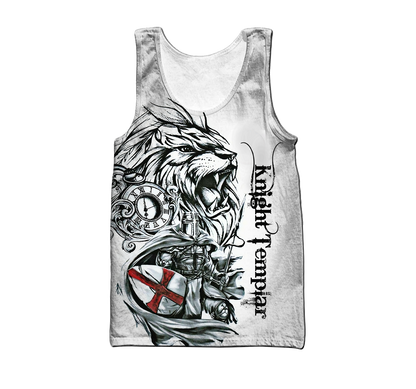 Premium Lion Knight Templar All Over Printed Shirts For Men And Women MEI