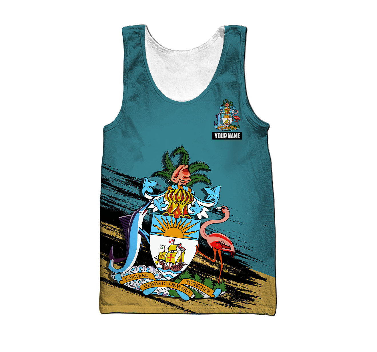 Customize 3D All Over Printed Bahamas for men