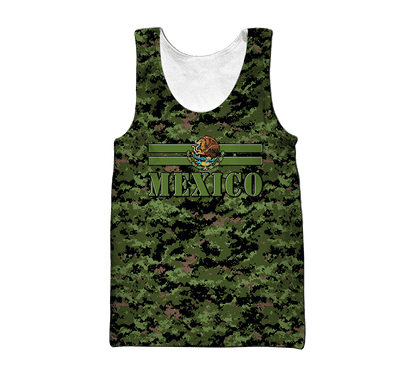 Personalized Name Mexican 3D All Over Printed Unisex Shirts
