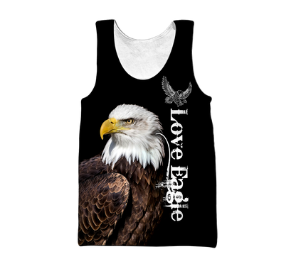 Personalized Name Eagle 3D All Over Printed Shirts For Men and Women